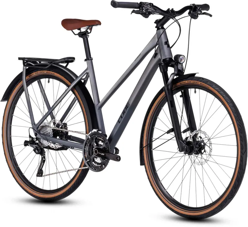 Cube Kathmandu SLX Touring Bike in Silver/Black - 2023-3